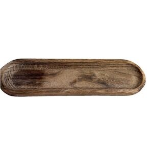 Sweet Water Decor Rustic Wood Tray for Home Kitchen Bathroom Caddy‎ 14 X 4" NEW